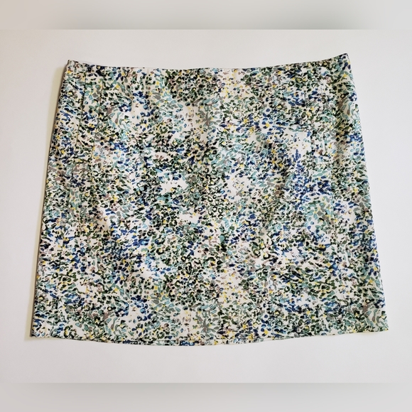 J.CREW Floral Stretch Mini Skirt - Picture 1 of 6